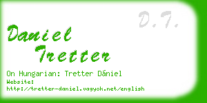daniel tretter business card