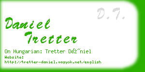 daniel tretter business card